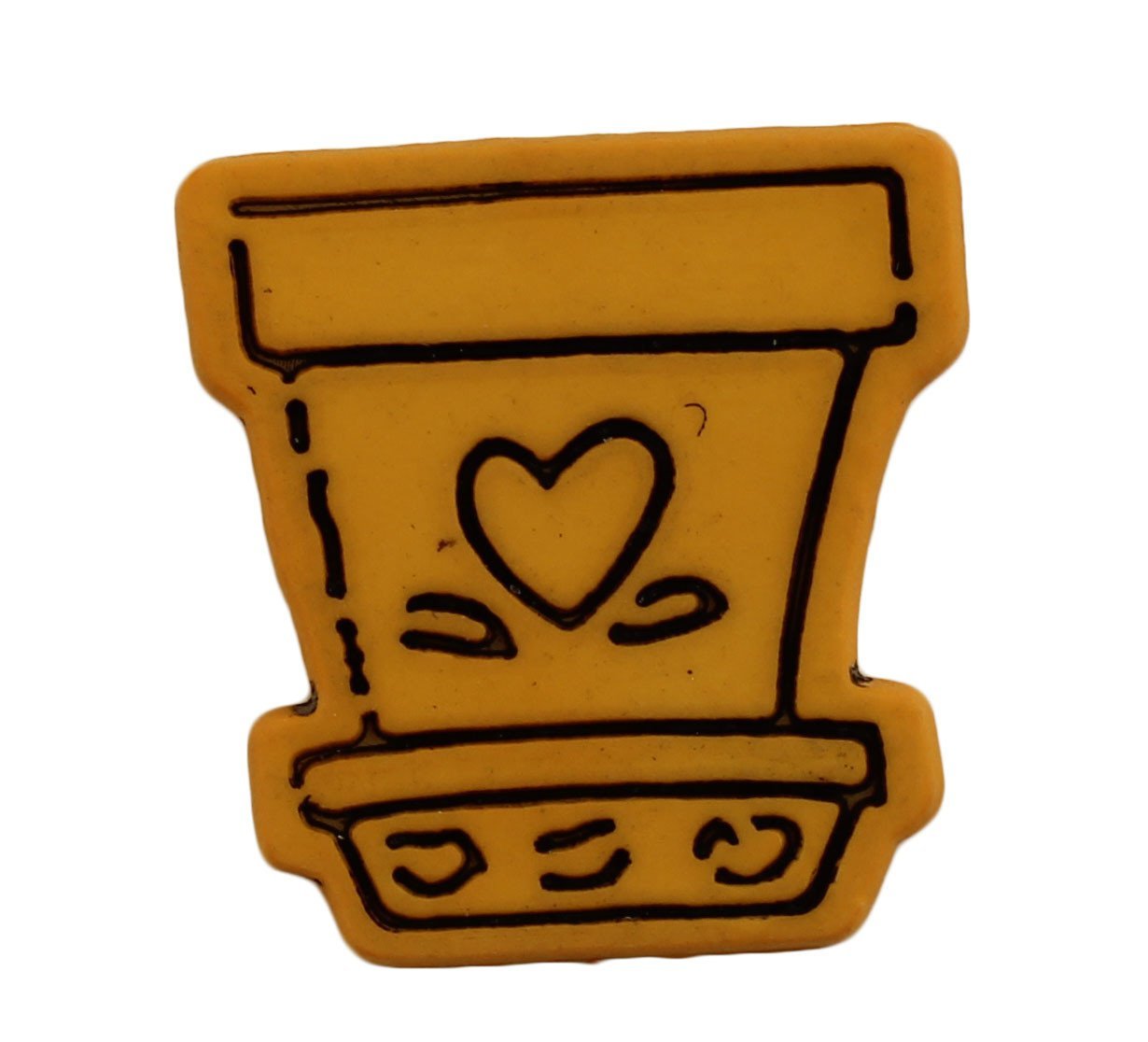 Flower Pot - Buttons Galore and More