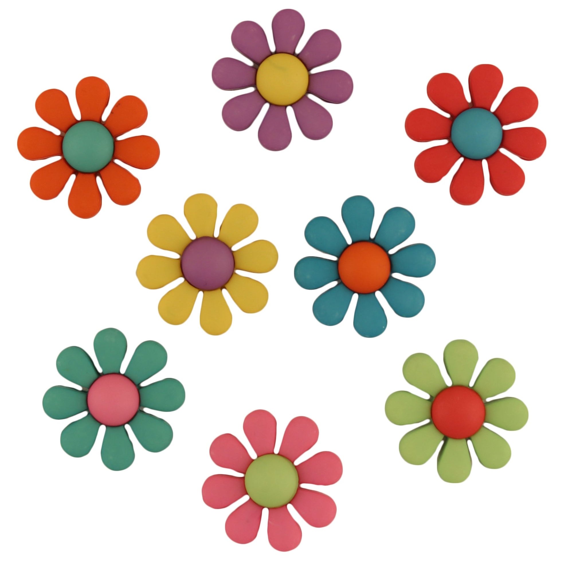 Funky Flowers-4226 - Buttons Galore and More