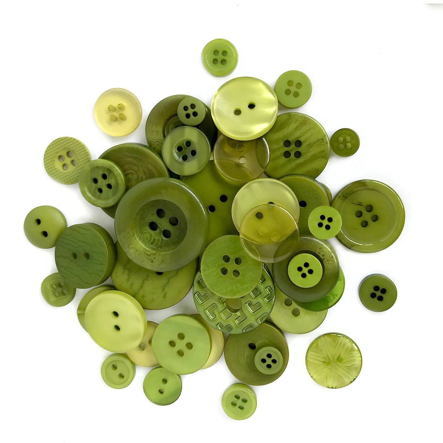 Olive Green Bulk Buttons
