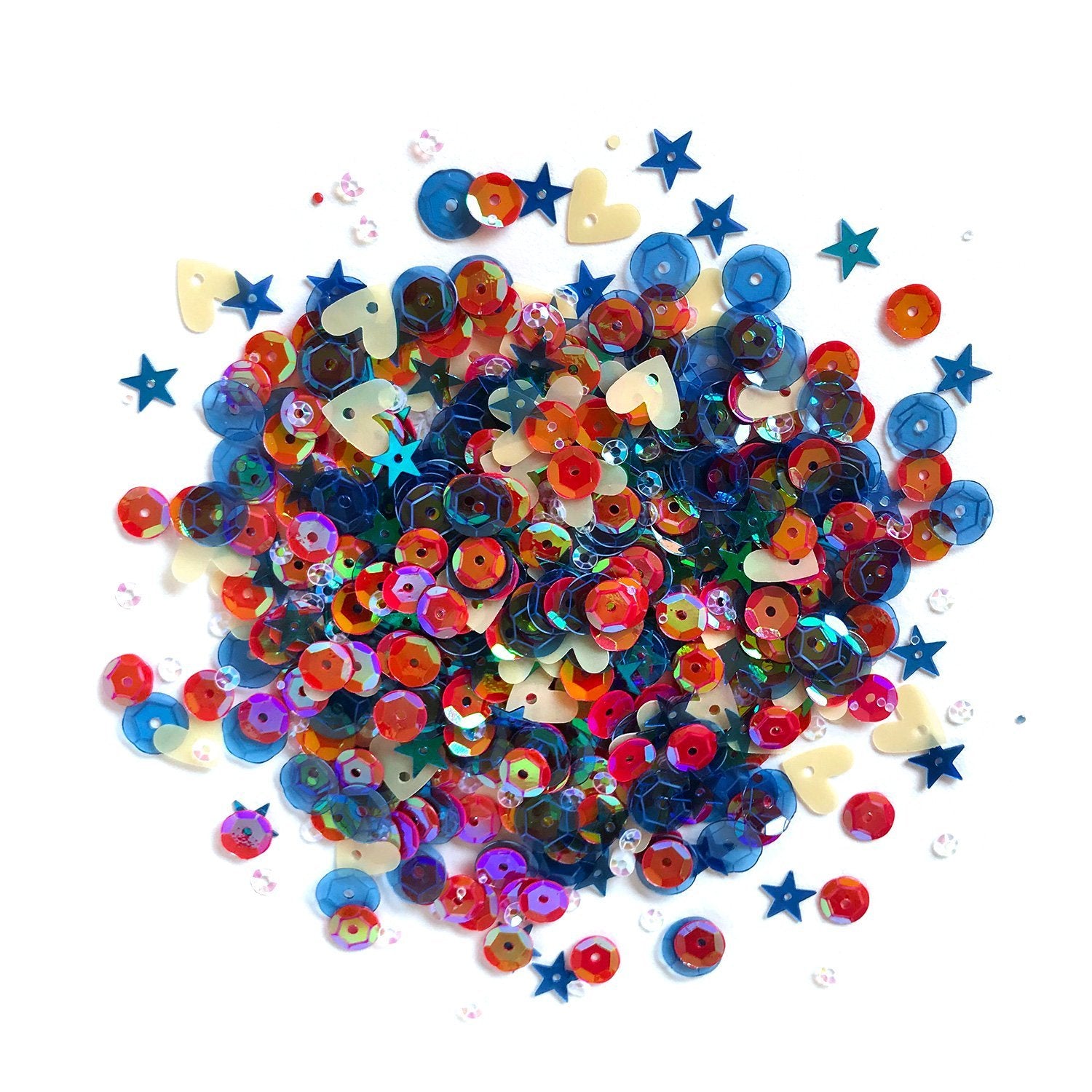 Patriotic - Bulk Sequins - Buttons Galore and More