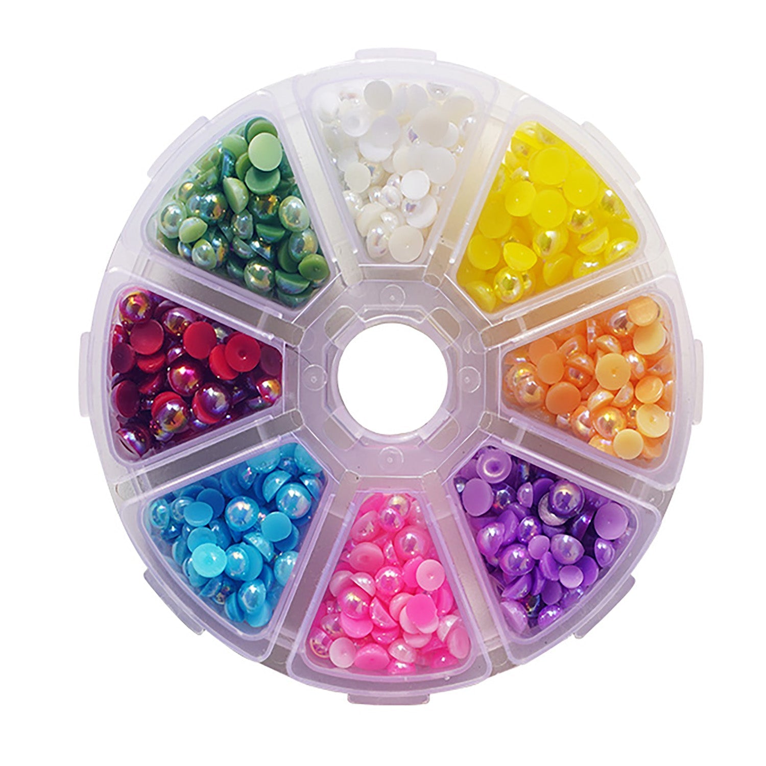 Buttons Galore and More Assorted Half Pearls - 12 Colors