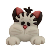Peeking Cat - Buttons Galore and More