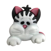 Peeking Cat - Buttons Galore and More