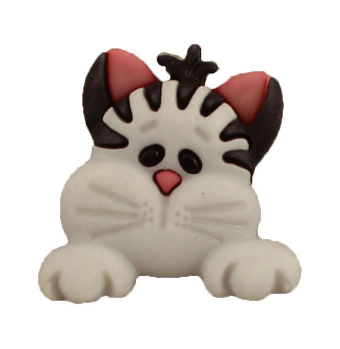 Peeking Cat - Buttons Galore and More