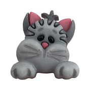 Peeking Cat - Buttons Galore and More
