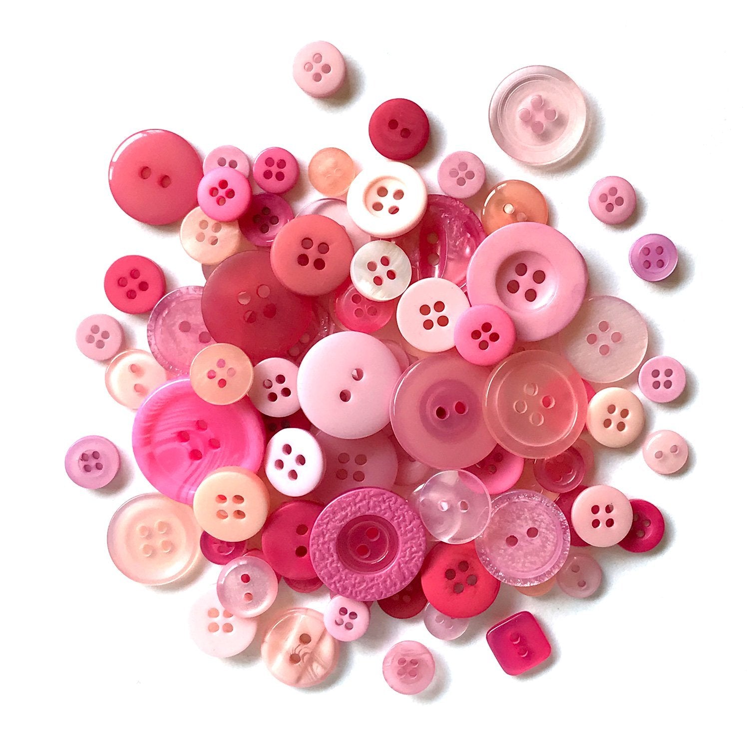 Pink Bulk Buttons for Sewing & Button Crafts, Buttons Galore & More