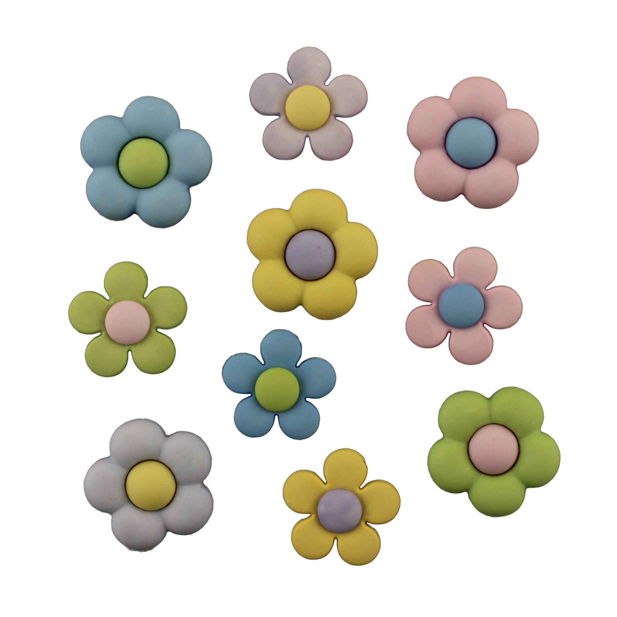 Pretty Petals-4222 - Buttons Galore and More
