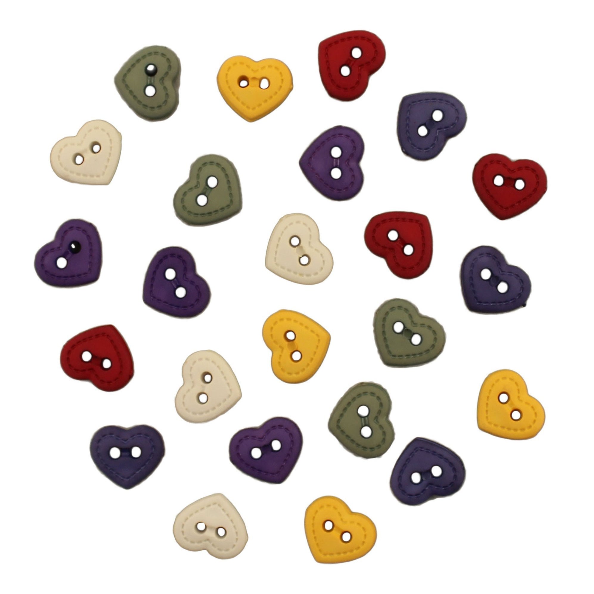 Quilt Hearts-4129 - Buttons Galore and More