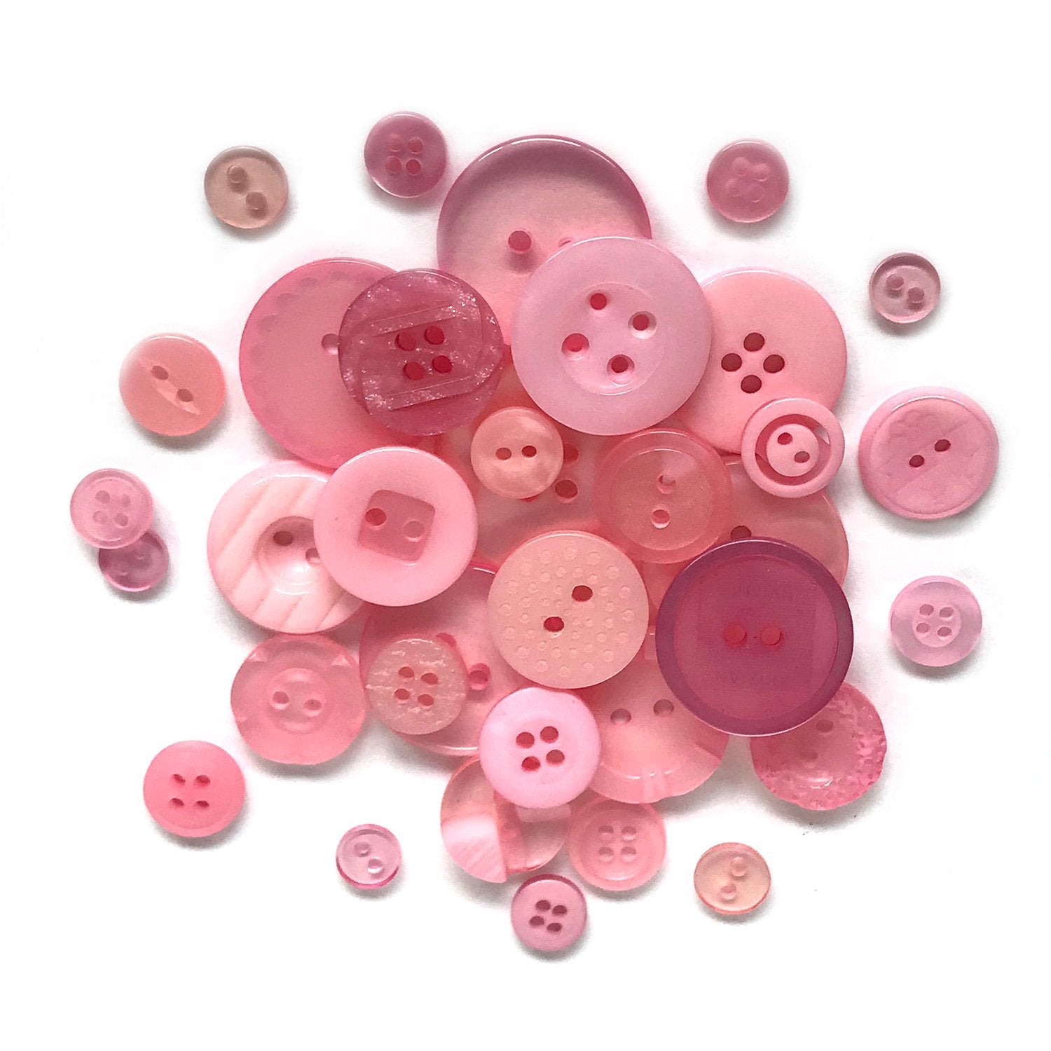 Rose Blush Bulk Buttons