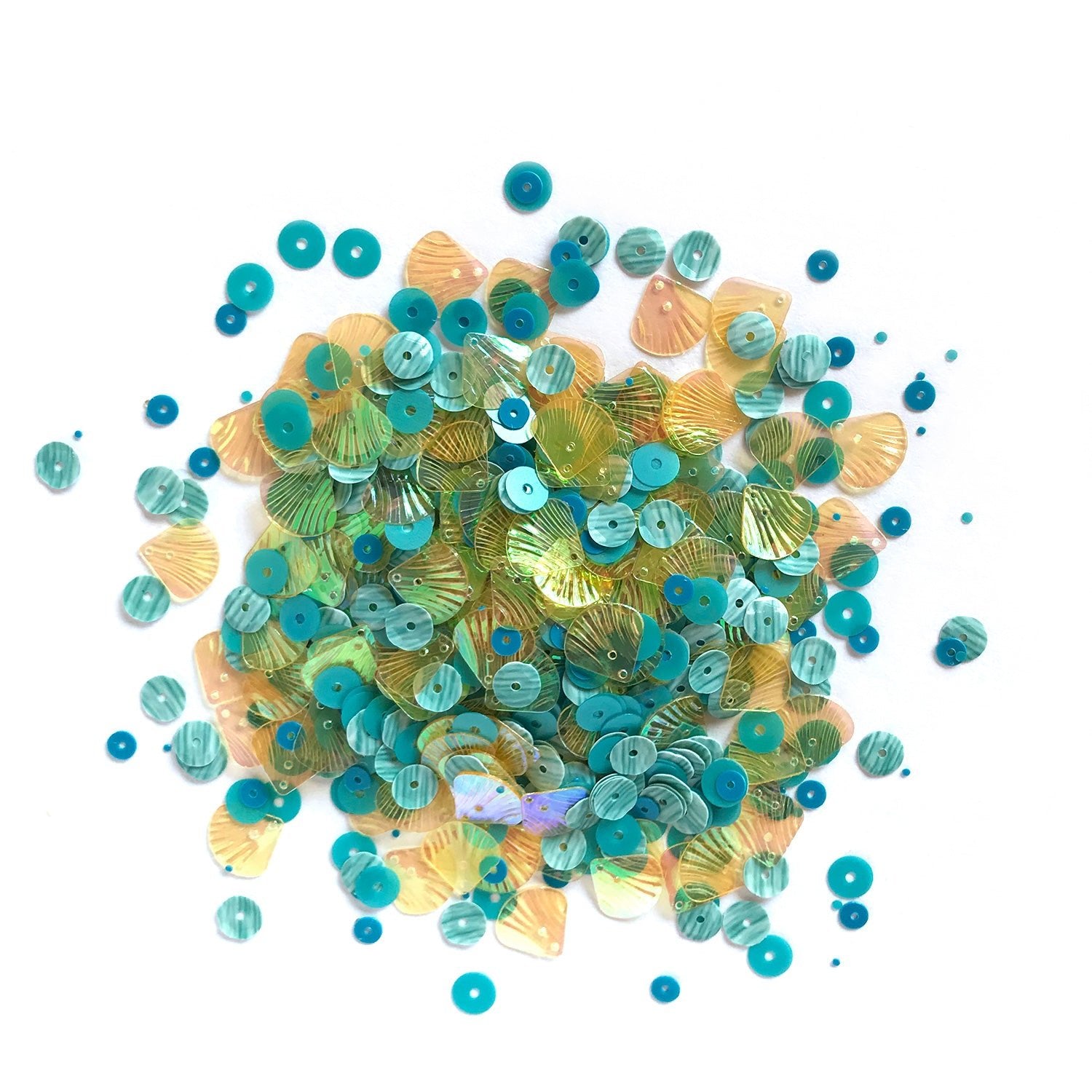 Seashells Loose Bulk Sequins - Buttons Galore and More