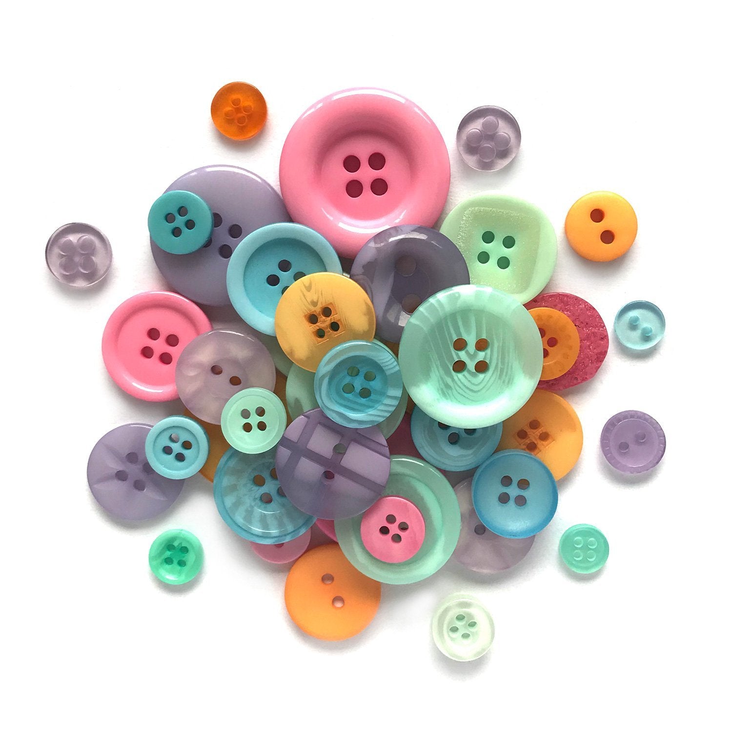 Assorted Buttons in Bulk for Button Crafts