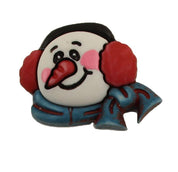 Snowman With Ear Muffs - Buttons Galore and More