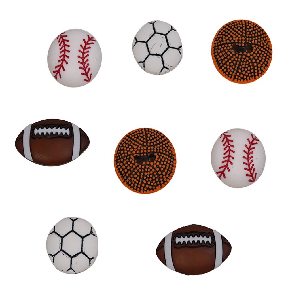Sports Balls - Buttons Galore and More