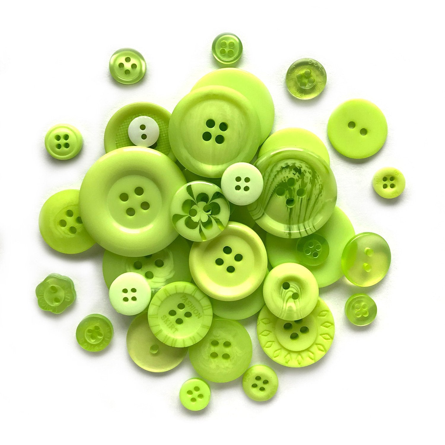  Greentime 2500pcs Assorted Buttons for Crafts Bulk