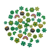 St. Patrick's Day Novelty Button Assortment - Buttons Galore and More