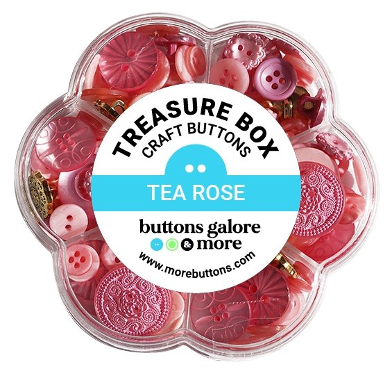 Tea Rose - Buttons Galore and More