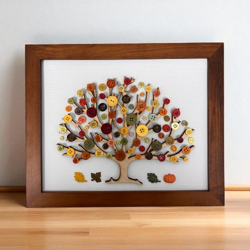 Autumn Tree – Buttons Galore and More