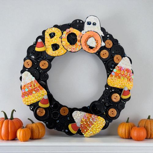 Boo Wreath