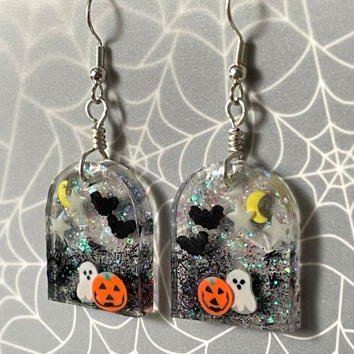 Halloween Resin Earrings