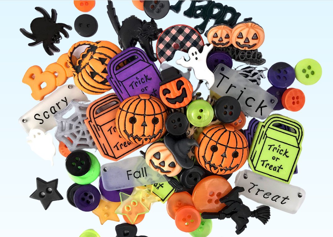 Halloween Theme Buttons | Buttons Galore and More