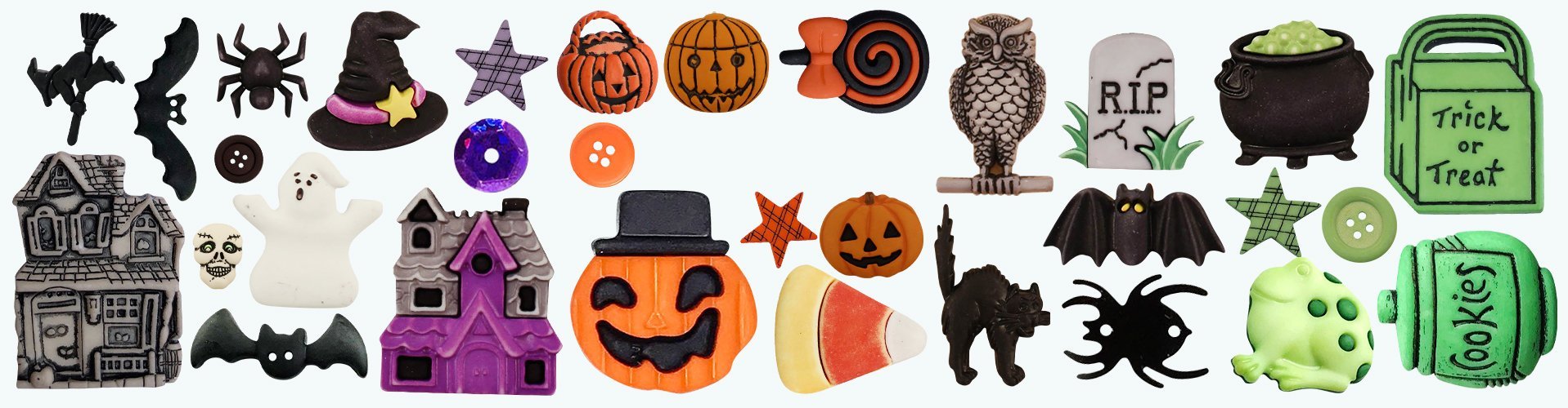 Halloween Theme Buttons | Buttons Galore and More