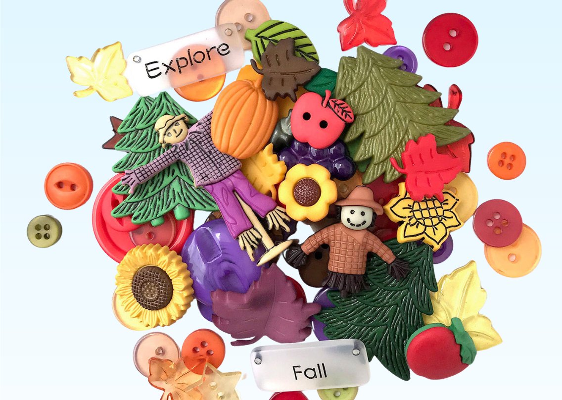 Autumn/Fall Theme Buttons For Sale | Buttons Galore and More