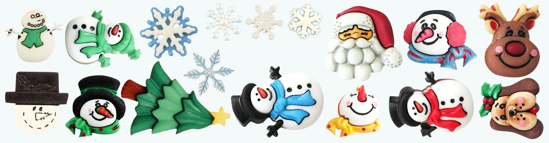 Snowflakes & Snowmen | Buttons Galore and More