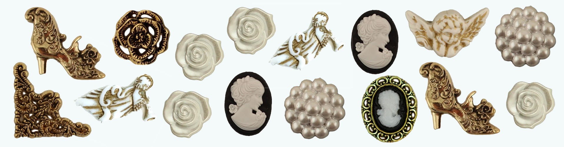 Victorian Theme Buttons | Buttons Galore and More