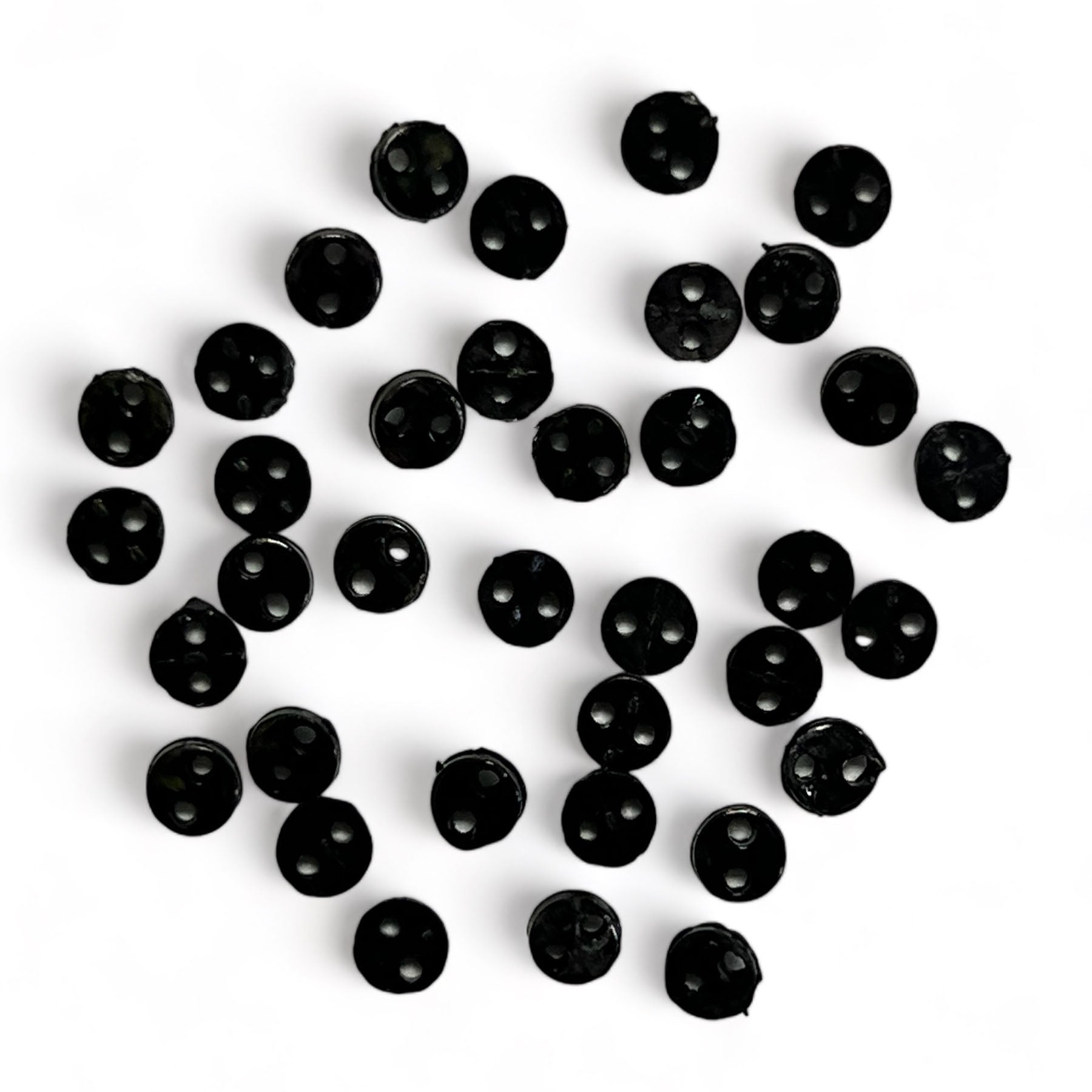 Black Micro Buttons