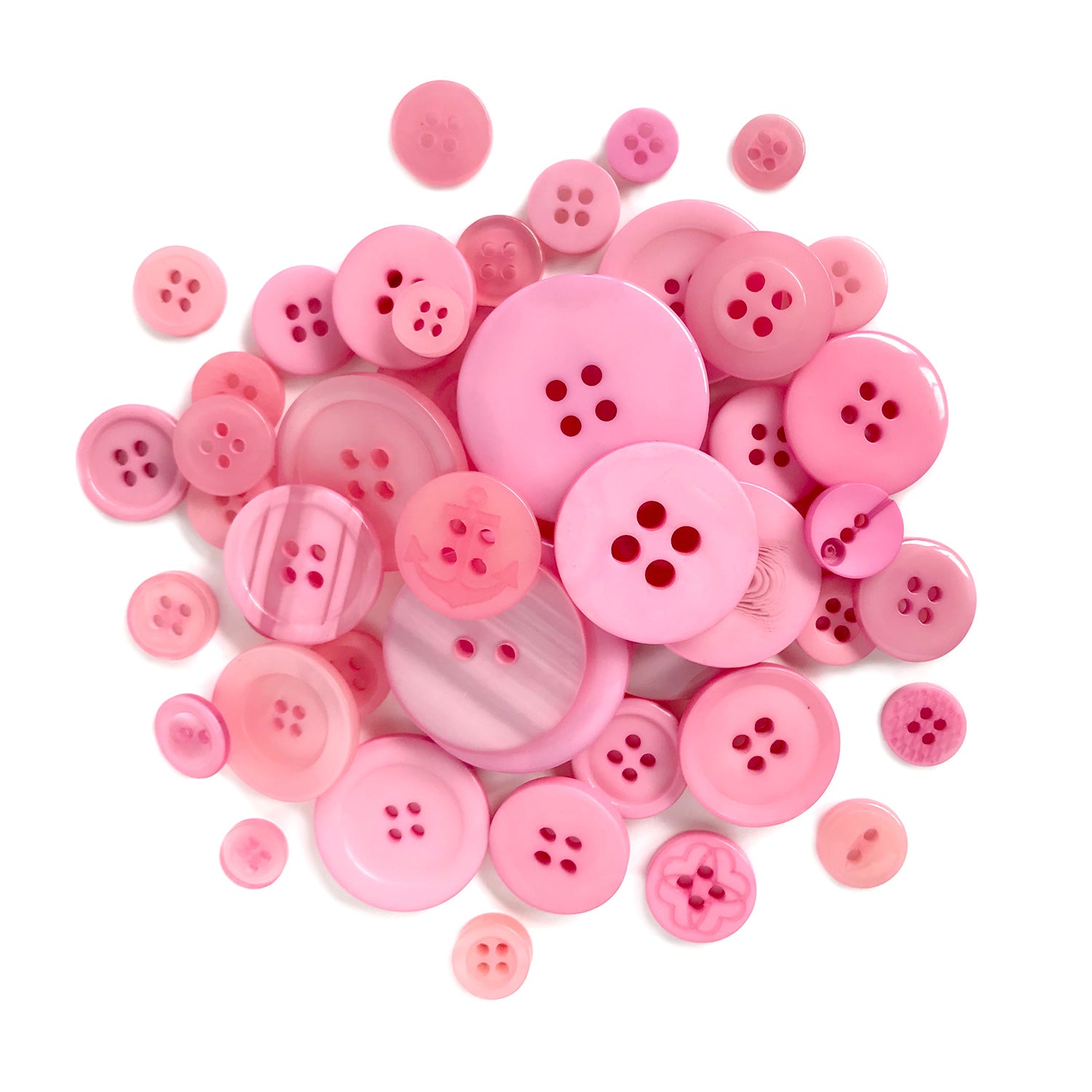 Pink Bulk Buttons