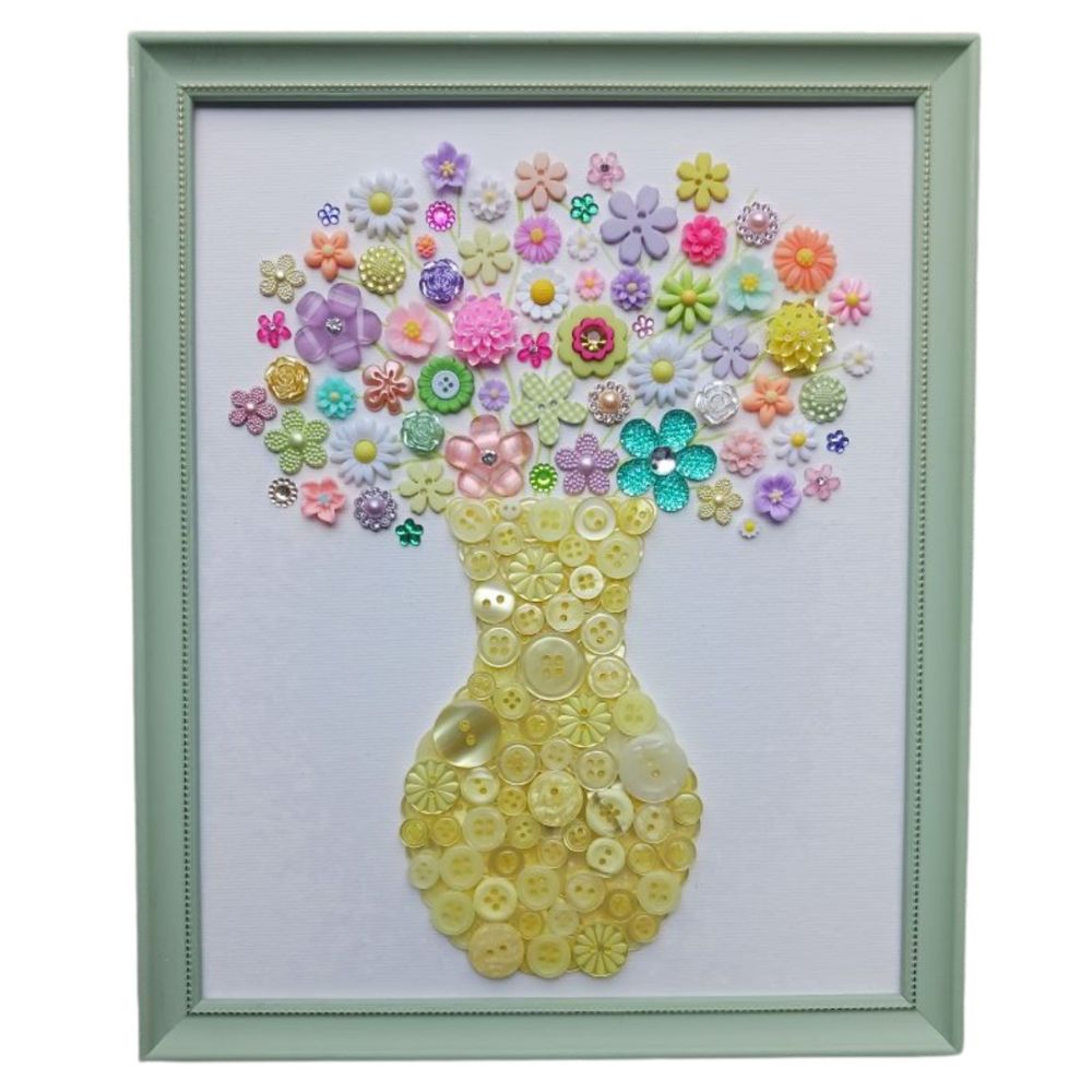 Flower Button DIY Craft Kit – Buttons Galore and More