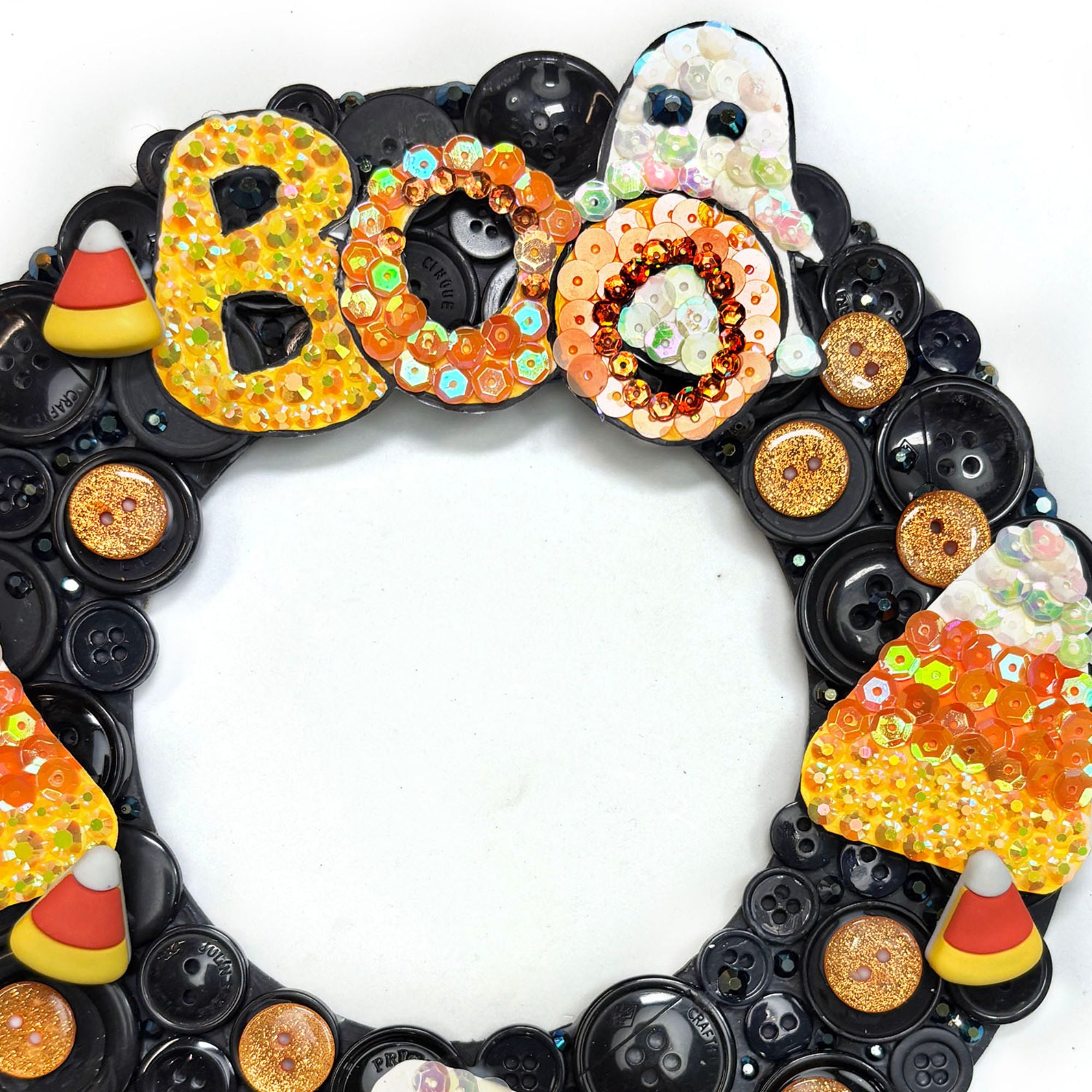 Halloween BOO Wreath DIY Craft Kit
