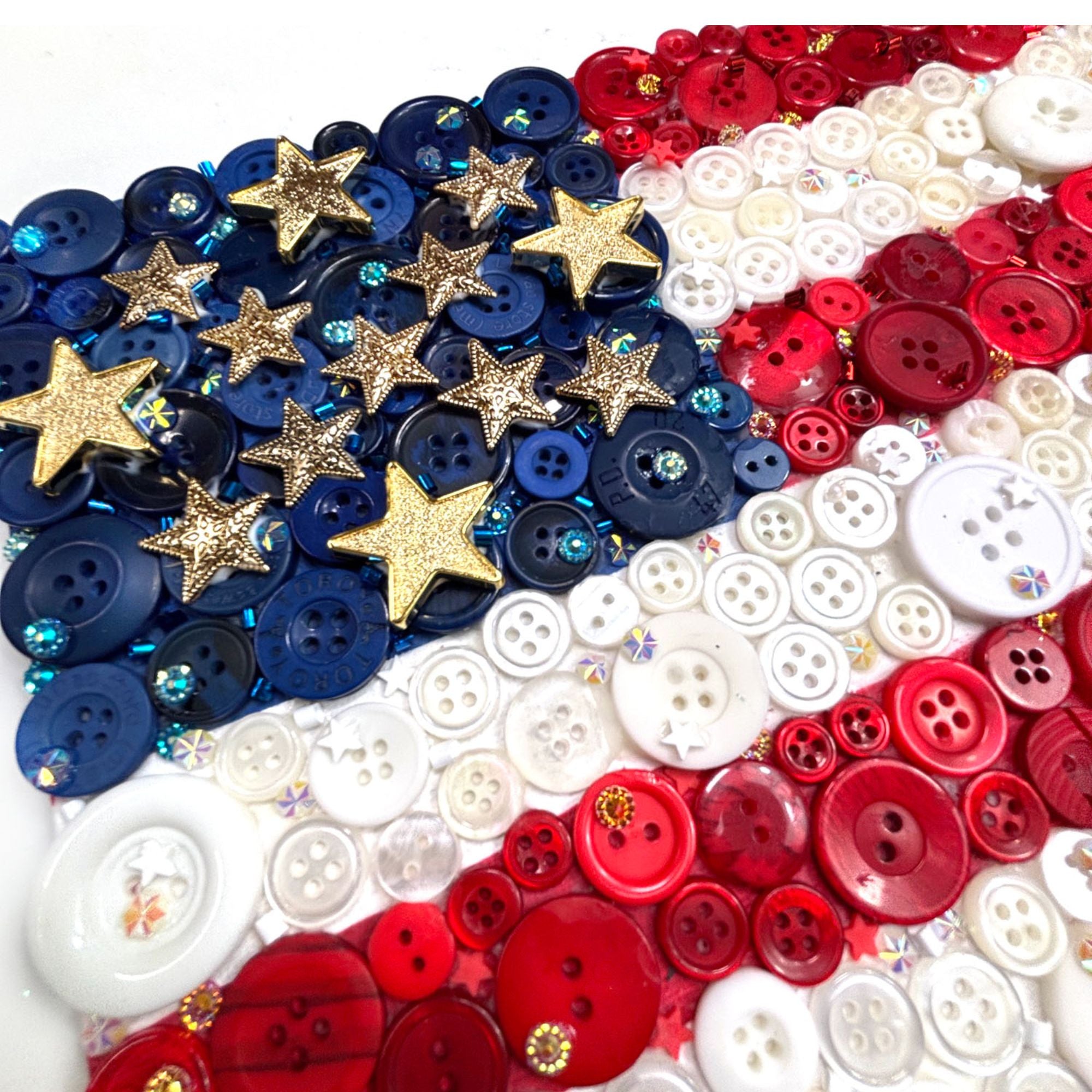 American Flag Canvas DIY Craft Kit