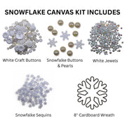 Snowflake Canvas DIY Craft Kit