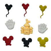 Mouse Ears Craft Buttons