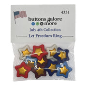 America 250 Let Freedom Ring Theme Buttons