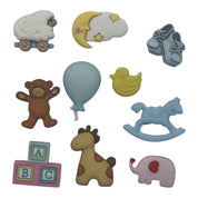 Newborn Friends Novelty Buttons – Baby Theme Craft & Sewing Buttons