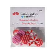 Crazy in Love Craft Buttons