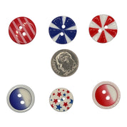 America 250 Liberty Swirls Buttons