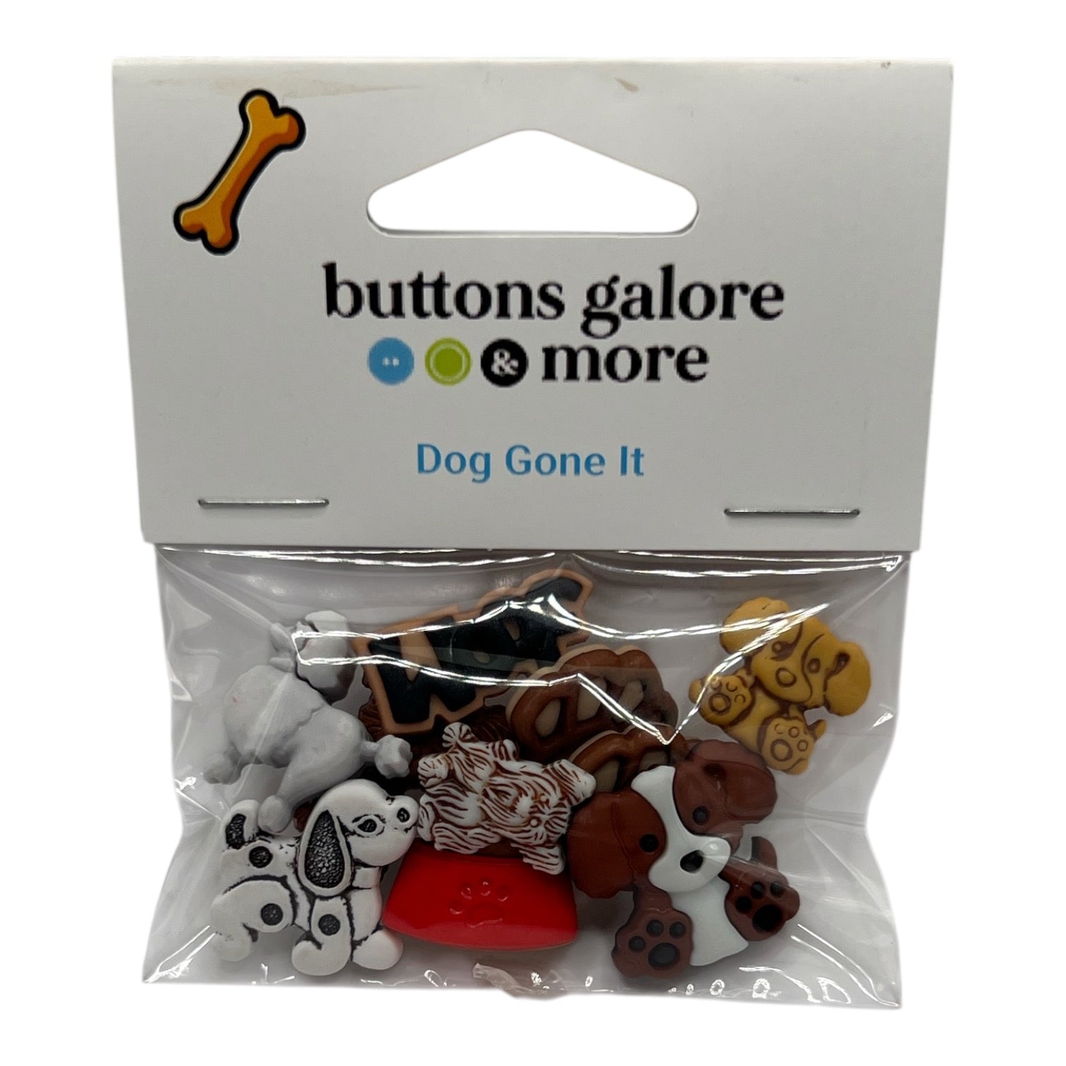 Dog Buttons – Dog & Paw Print Craft and Sewing Buttons