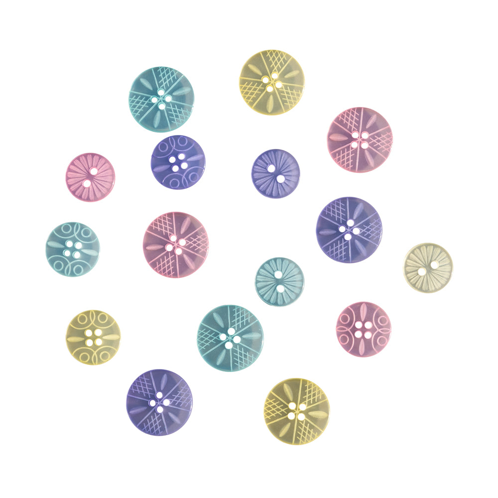 Spring Fancy Flower Buttons for sewing and craft | Buttons Galore ...