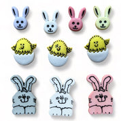 Funny Bunny Craft Buttons