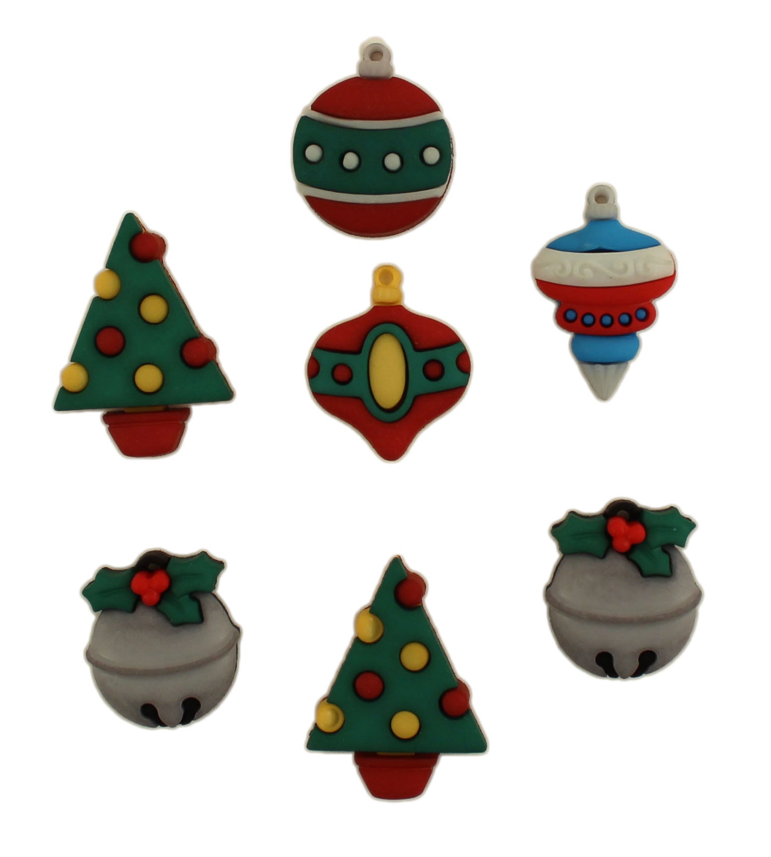 Christmas Ornament & Tree Novelty Buttons – Shank Style Craft & Sewing Buttons