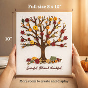 DIY Autumn Tree Button Craft Kit
