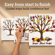 DIY Autumn Tree Button Craft Kit