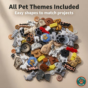 Pet Button Super Value Pack - 100 Buttons