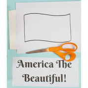 DIY American Flag Button Art Kit – 8x10 Canvas Craft Kit