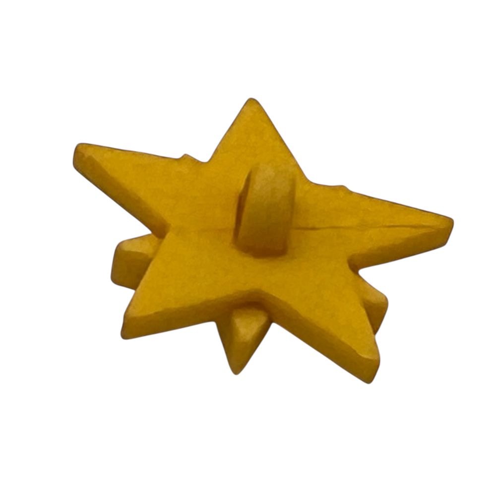 Christmas Star Craft Button – Holiday Embellishment