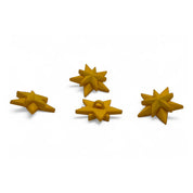 Christmas Star Craft Button – Holiday Embellishment