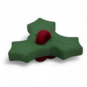 Holly Craft Button – Christmas Leaves & Berries Embellishment